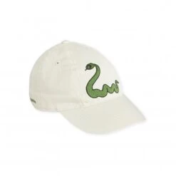 Mini Rodini Snake Embroidered Cap (Off White)