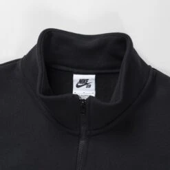 Nike SB Premium Half Zip Mock Neck Sweatshirt (Black/White) 9 Nike SB Premium Half Zip Mock Neck Sweatshirt (Black/White) -Streetwear Store nike sb premium half zip mock neck sweatshirt black white dh2647 010 0002 2