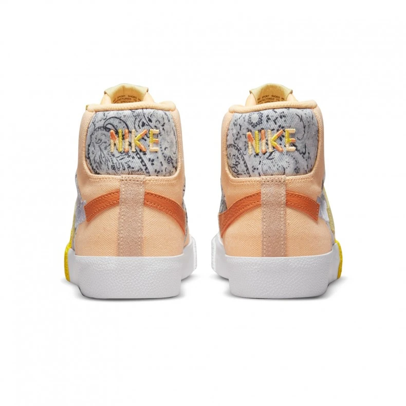 Nike SB Zoom Blazer Mid Premium 'Paisley Pack' (Melon Tint/Citron Tint-White) 7 Nike SB Zoom Blazer Mid Premium 'Paisley Pack' (Melon Tint/Citron Tint-White) - Image 5