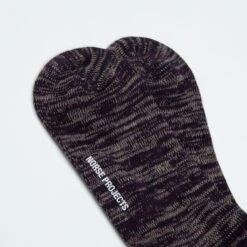 Norse Projects Bjarki Blend Socks (Ritteri Purple) -Streetwear Store norse projects bjarki blend socks ritteri purple n82 0004 6014 20