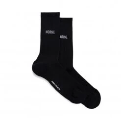 Norse Projects Bjarki Logo Socks (Black)