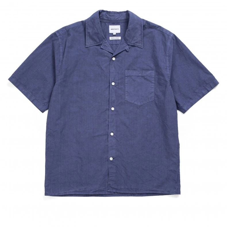 Norse Projects Carsten Tencel Shirt (Calcite Blue) 3 Norse Projects Carsten Tencel Shirt (Calcite Blue)