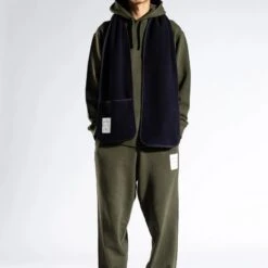 Norse Projects Gunner Fleece Scarf (Dark Navy) -Streetwear Store norse projects gunner fleece scarf dark navy n83 0019 7004 2