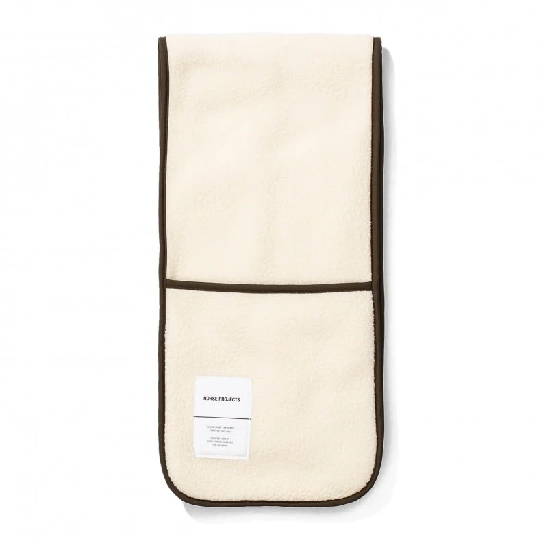 Norse Projects Gunner Fleece Scarf (Ecru) 4 Norse Projects Gunner Fleece Scarf (Ecru) - Image 2