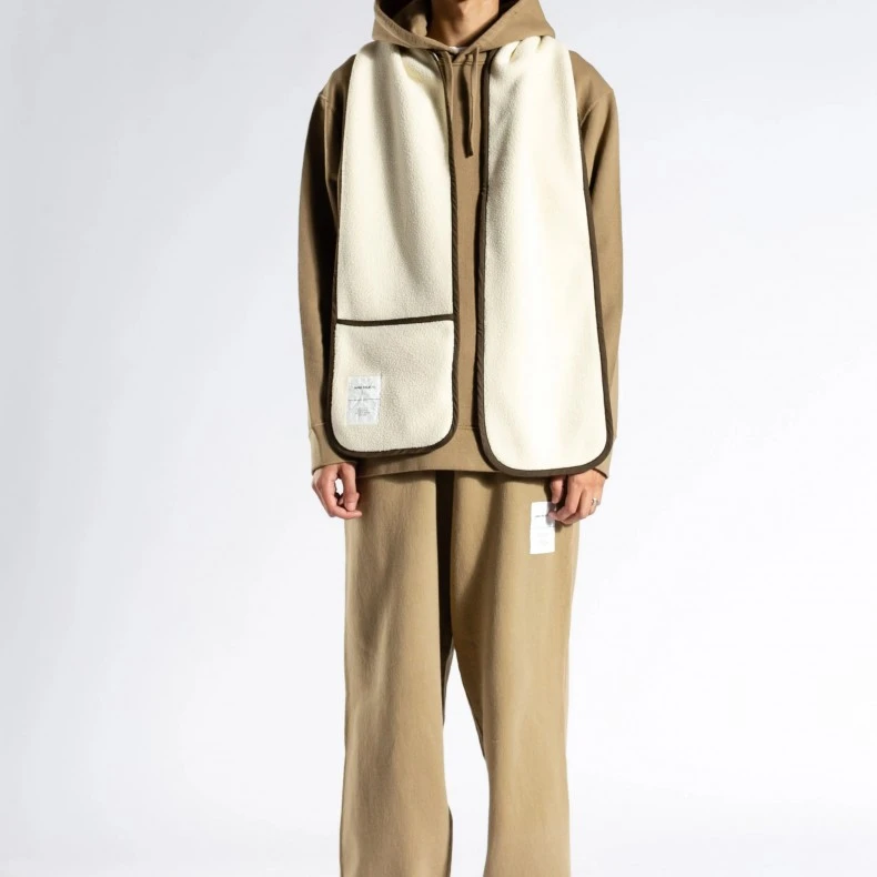 Norse Projects Gunner Fleece Scarf (Ecru) 5 Norse Projects Gunner Fleece Scarf (Ecru) - Image 3