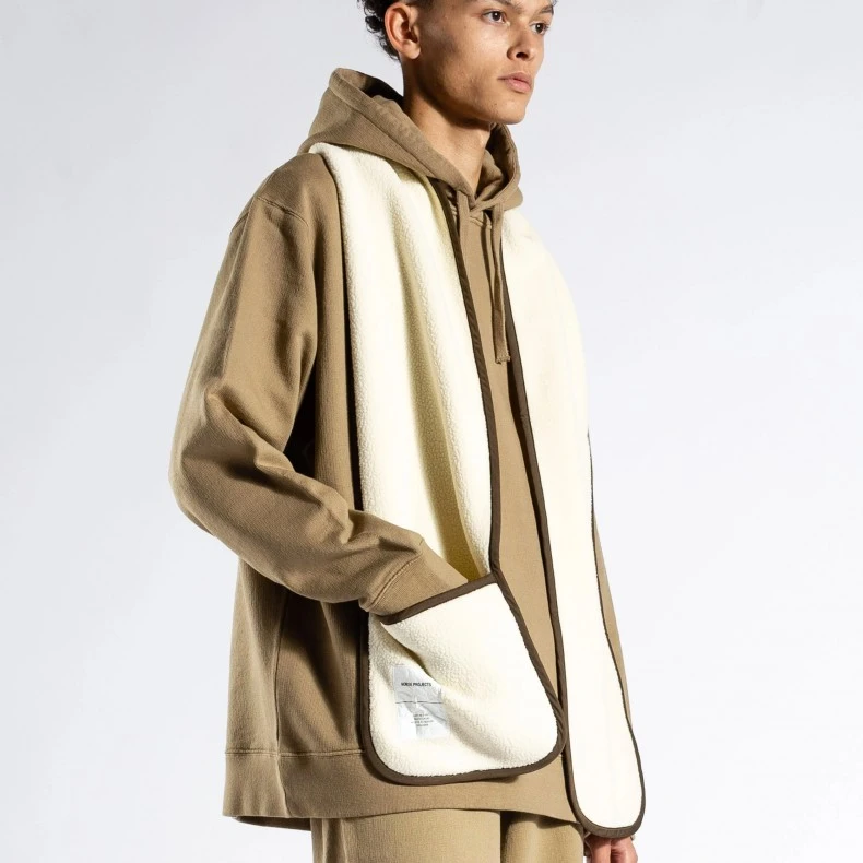 Norse Projects Gunner Fleece Scarf (Ecru) 6 Norse Projects Gunner Fleece Scarf (Ecru) - Image 4