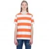 Norse Projects Johannes Wide Stripe T-Shirt (Burned Red) -Streetwear Store norse projects johannes wide stripe t shirt burned red 1
