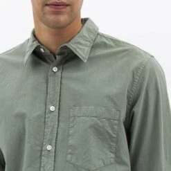 Norse Projects Osvald Tencel Shirt (Dried Sage Green) -Streetwear Store norse projects osvald tencel shirt dried sage green n40 0594 8061 0003 3