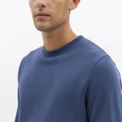 Norse Projects Vagn Classic Crew Neck Sweatshirt (Calcite Blue) -Streetwear Store norse projects vagn classic crew neck sweatshirt calcite blue n20 1275 7187 0003 3