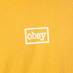 Obey Typewriter T-Shirt (Dusty Gold) -Streetwear Store obey typewriter t shirt dusty gold 18