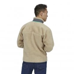 Patagonia Classic Retro-X Fleece Jacket (Dark Natural W/Plume Grey) -Streetwear Store patagonia classic retro x fleece jacket dark natural w plume grey 23056 dnpg 0002 2