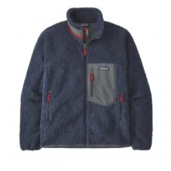 Patagonia Classic Retro-X Fleece Jacket (New Navy W/Wax Red)