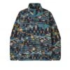 Patagonia Lightweight Synchilla Snap-T Pullover Fleece (Fitz Roy Patchwork: Belay Blue) -Streetwear Store patagonia lightweight synchilla snap t pullover fleece fitz roy patchwork belay blue 25551 fpbe 0000 cat