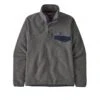 Patagonia Lightweight Synchilla Snap-T Pullover Fleece (Nickel) -Streetwear Store patagonia lightweight synchilla snap t pullover fleece nickel cat