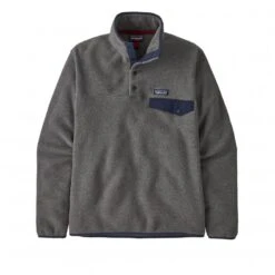 Patagonia Lightweight Synchilla Snap-T Pullover Fleece (Nickel)