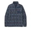 Patagonia Lightweight Synchilla Snap-T Pullover Fleece (Snow Beam: Dark Natural)