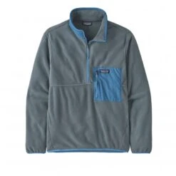 Patagonia Microdini 1/2 Zip Fleece Pullover (Plume Grey)