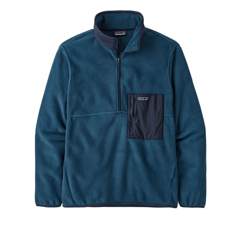 Patagonia Microdini 1/2 Zip Fleece Pullover (Tidepool Blue) 3 Patagonia Microdini 1/2 Zip Fleece Pullover (Tidepool Blue)