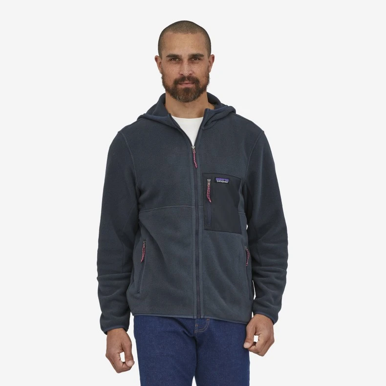 Patagonia Microdini Hooded Fleece (Pitch Blue) 4 Patagonia Microdini Hooded Fleece (Pitch Blue) - Image 2