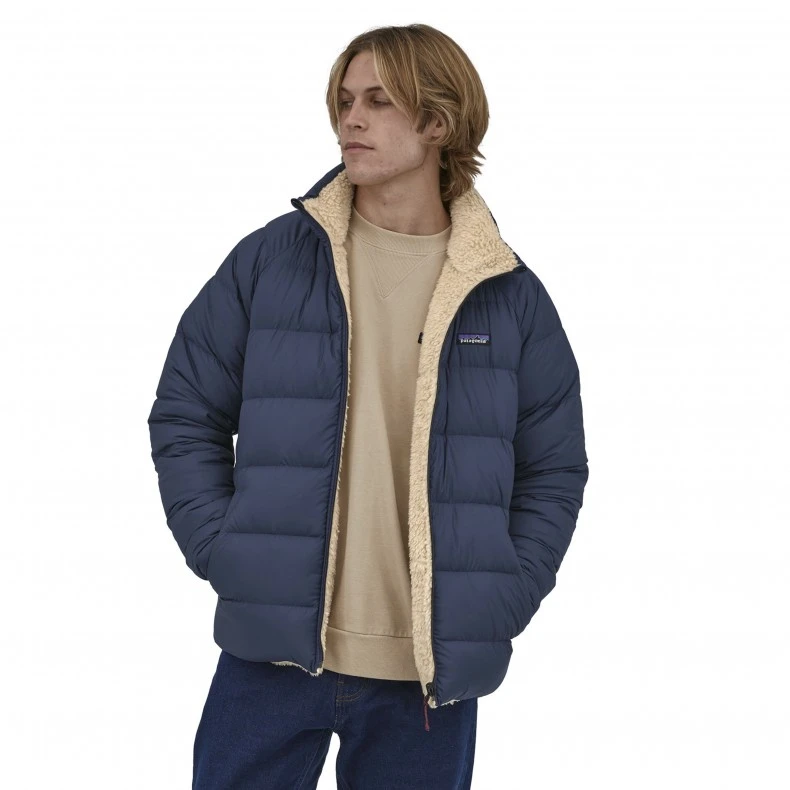 Patagonia Reversible Silent Down Fleece Jacket (New Navy) 5 Patagonia Reversible Silent Down Fleece Jacket (New Navy) - Image 3
