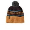 Patagonia Powder Town Beanie (Park Stripe: Dried Mango)