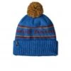 Patagonia Powder Town Beanie (Park Stripe Knit: Float Blue)
