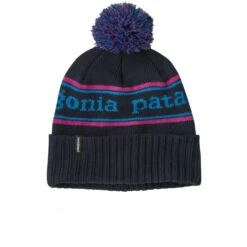 Patagonia Powder Town Beanie (Park Stripe: Pitch Blue)
