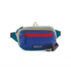 Patagonia Ultralight Black Hole Mini Hip Bum Bag (Patchwork: Belay Blue)