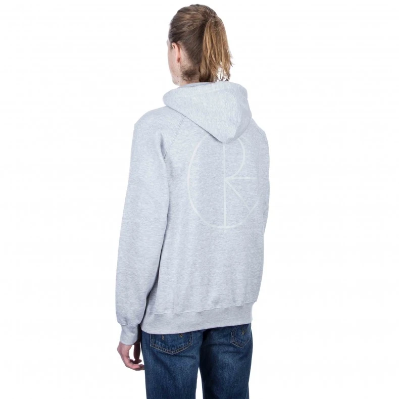 Polar Skate Co. Half Zip Pullover Hooded Sweatshirt (Sports Grey) 5 Polar Skate Co. Half Zip Pullover Hooded Sweatshirt (Sports Grey) - Image 3