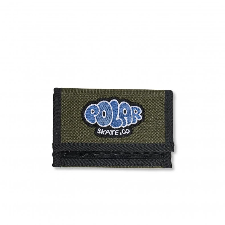 Polar Skate Co. Bubble Logo Key Wallet (Olive) 3 Polar Skate Co. Bubble Logo Key Wallet (Olive)
