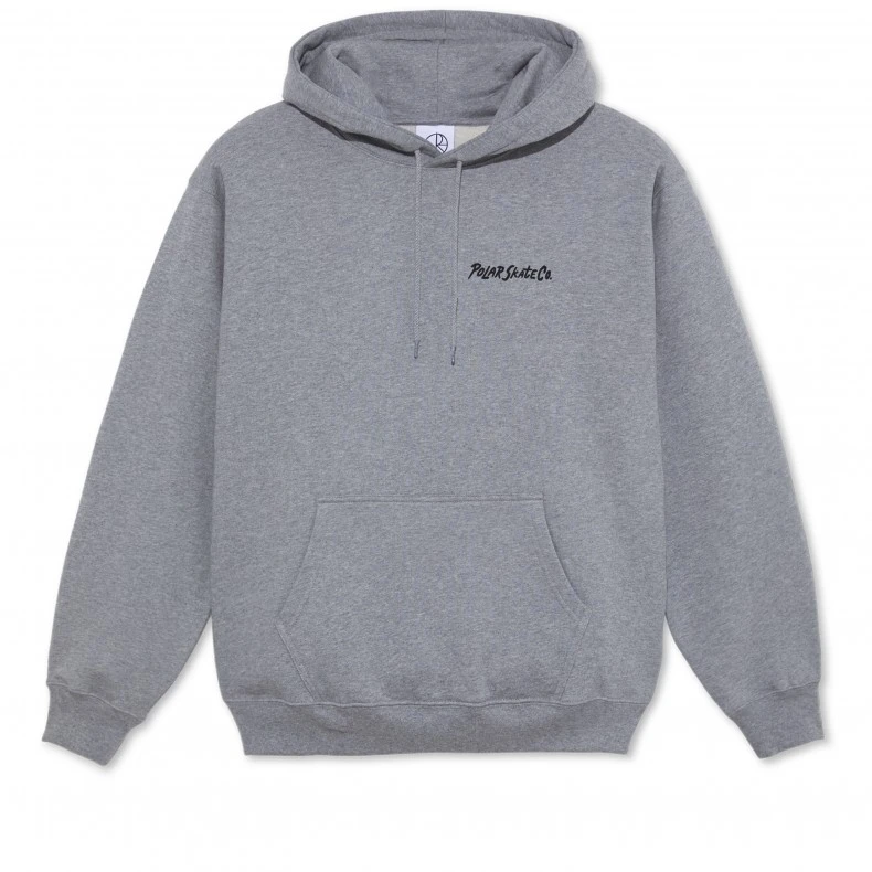 Polar Skate Co. Dave Yoga Trippin' Pullover Hooded Sweatshirt (Heather Grey) 3 Polar Skate Co. Dave Yoga Trippin' Pullover Hooded Sweatshirt (Heather Grey)