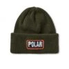 Polar Skate Co. Earthquake Merino Beanie (Army Green)