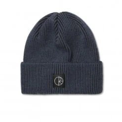 Polar Skate Co. Lines Merino Beanie (Grey Blue)