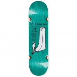 Polar Skate Co. Oskar Rozenberg Rock & Roll Wheel Wells Skateboard Deck Football (Various Colours)