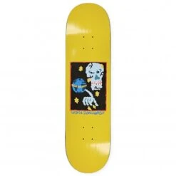 Polar Skate Co. Oskar Rozenberg World Domination Skateboard Deck 8.125" (Yellow)