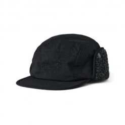 Polar Skate Co. Sherpa Flap Cap (Black)