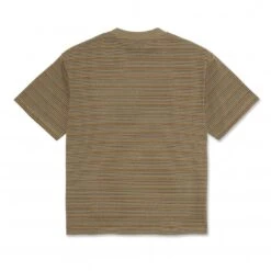 Polar Skate Co. Stripe Surf T-Shirt (Camel) -Streetwear Store polar skate co stripe surf t shirt camel psc su23 9 0001 1