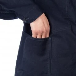 Post O'Alls Sweetbear Jacket (Navy Back Sateen) -Streetwear Store post o alls sweetbear jacket navy back sateen 18