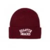 Quartersnacks Arch Beanie (Burgundy) -Streetwear Store quartersnacks arch beanie burgundy cat