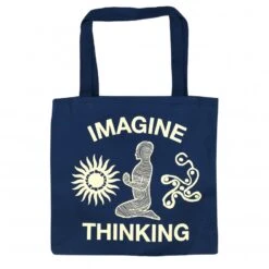 Quasi Namaste Tote Bag (Navy)