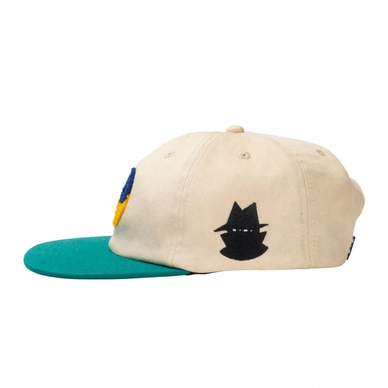 Real Bad Man 3 Way 6 Panel Cap (Natural/Green) 4 Real Bad Man 3 Way 6 Panel Cap (Natural/Green) - Image 2