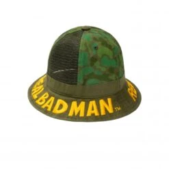 Real Bad Man Lost Hiker Bucket Hat (Green Camo) -Streetwear Store real bad man lost hiker bucket hat green camo rbm09043 1