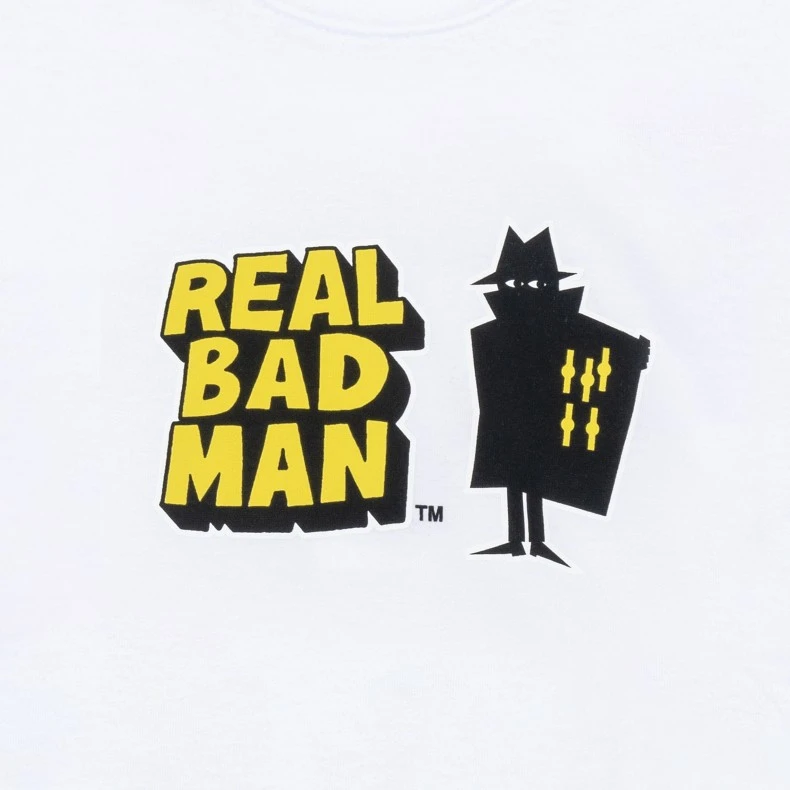 Real Bad Man RBM Double Time T-Shirt (White) 5 Real Bad Man RBM Double Time T-Shirt (White) - Image 3