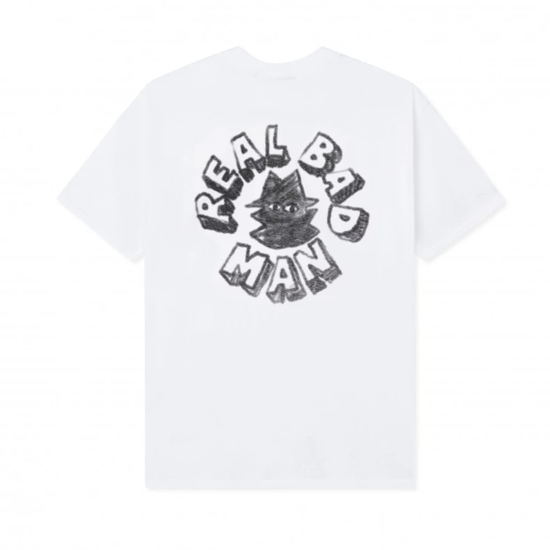 Real Bad Man Sketchy RBM T-Shirt (White) 4 Real Bad Man Sketchy RBM T-Shirt (White) - Image 2