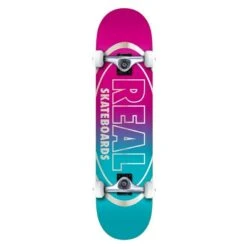 Real Team Golden Oval Outline XL Complete Skateboard 8.25" (Multi)