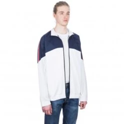 Reebok Franchise Track Top (White) -Streetwear Store reebok franchise track top white 4