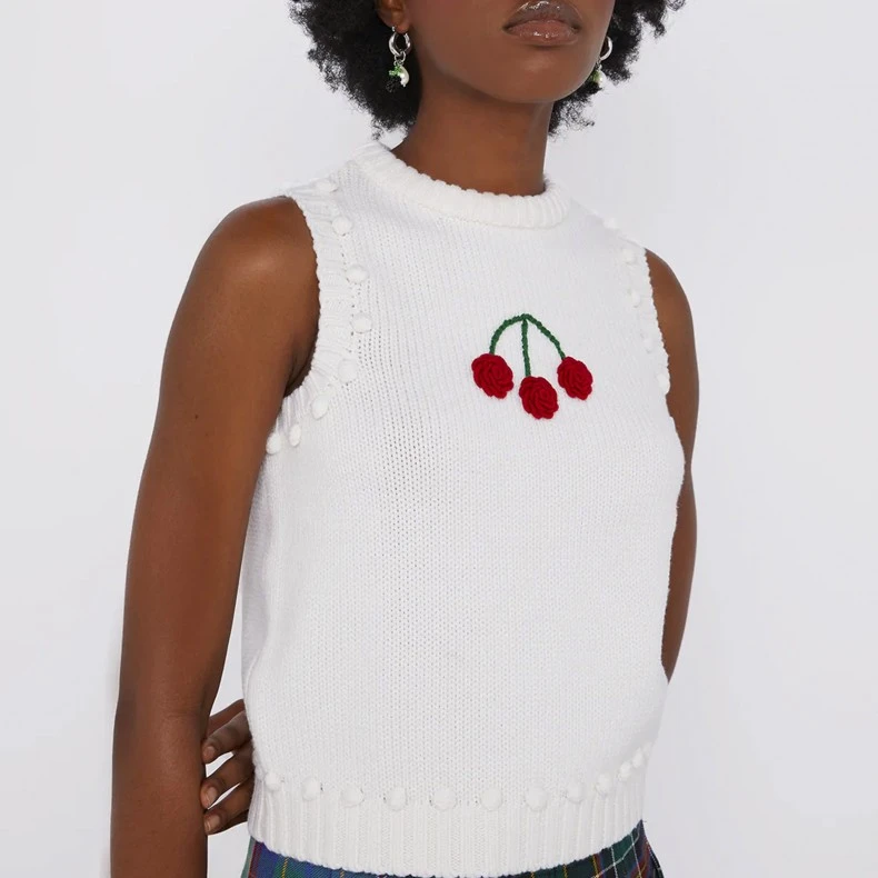 Shrimps Queenie Vest (Cream) 4 Shrimps Queenie Vest (Cream) - Image 2