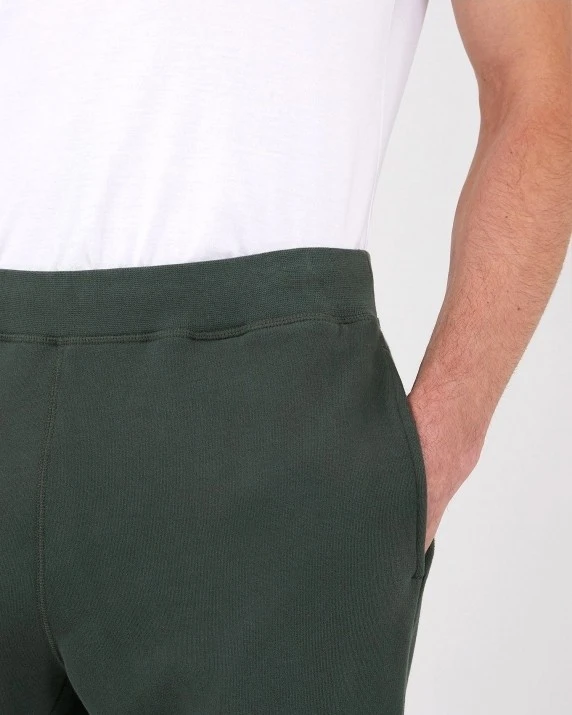 Sunspel Cotton Loopback Track Pant (Forest) 6 Sunspel Cotton Loopback Track Pant (Forest) - Image 4