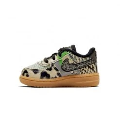 Toddler Nike Force 1 AS 'City Of Dreams' QS (Black/Black-Green Spark-Gum Light Brown) -Streetwear Store toddler nike force 1 as city of dreams qs black black green spark gum light brown cv2417 002 5