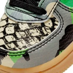 Toddler Nike Force 1 AS 'City Of Dreams' QS (Black/Black-Green Spark-Gum Light Brown) -Streetwear Store toddler nike force 1 as city of dreams qs black black green spark gum light brown cv2417 002 9